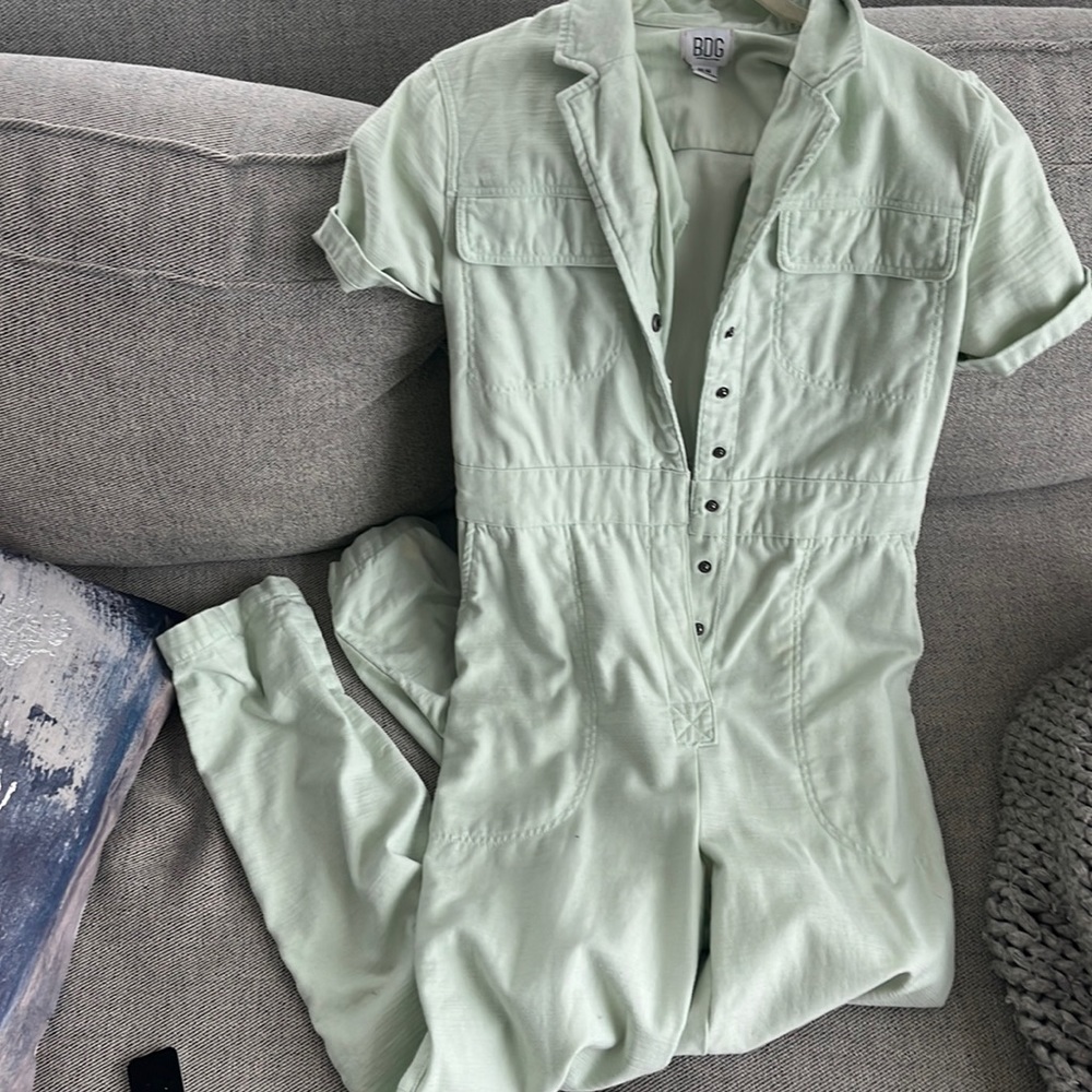 BDG seafoam green jumpsuit